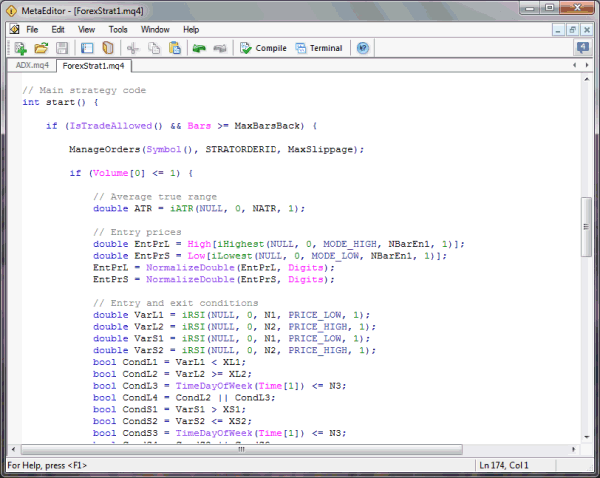 metatrader 4 editor group